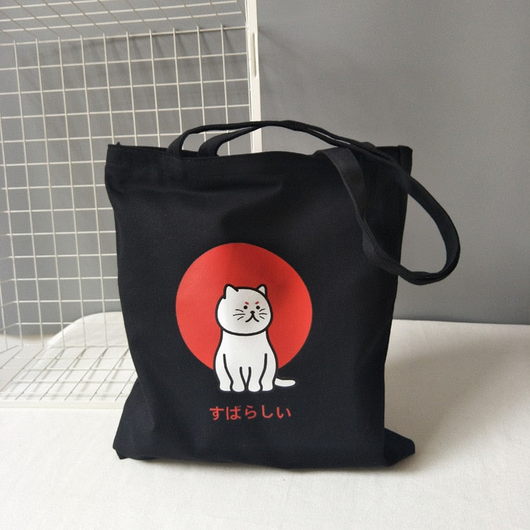 Single-Shoulder Canvas Tote Bags