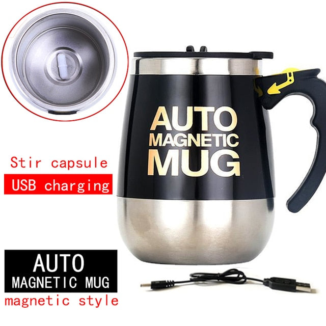 Self Stirring Magnetic Mug