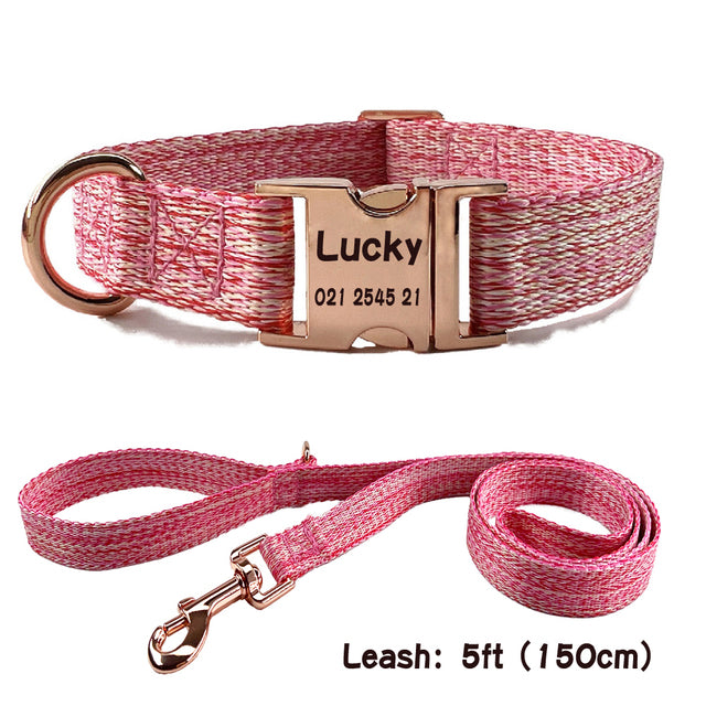 Personalized Nylon Dog Collar