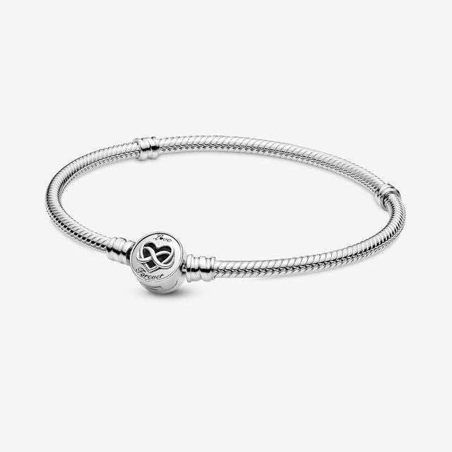 925 Sterling Silver Charm Bead Bracelet