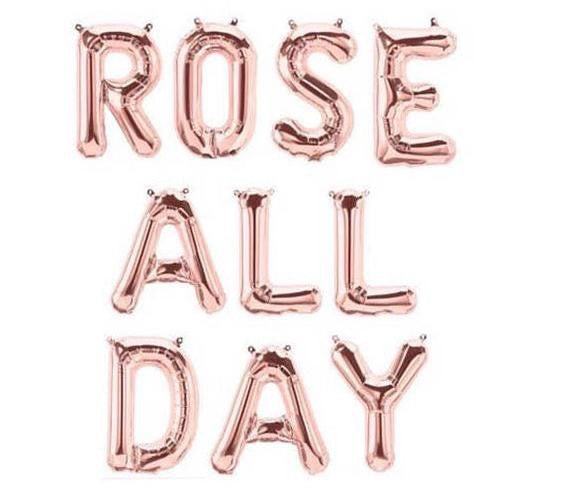 Miss to Mrs Rose Gold 16" Balloon Banner | Multiple phrases!