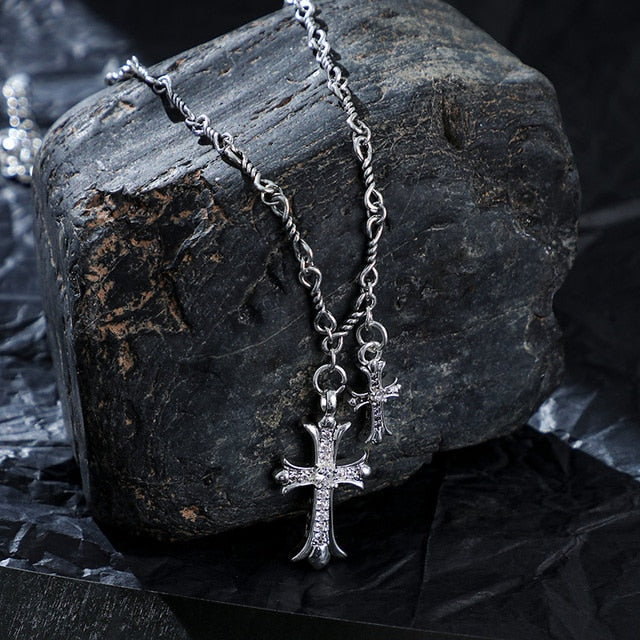 Gold Plated Cross Pendant Necklace