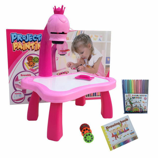 LED Projector Drawing Table Toys