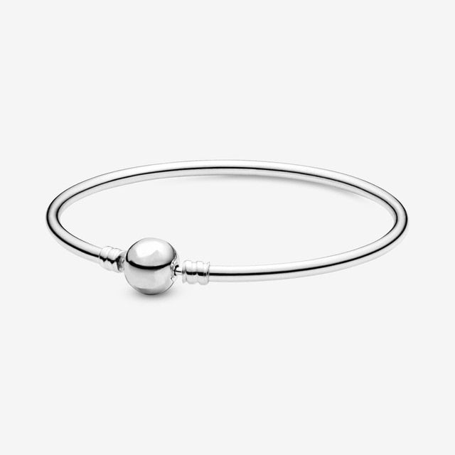 925 Sterling Silver Charm Bead Bracelet