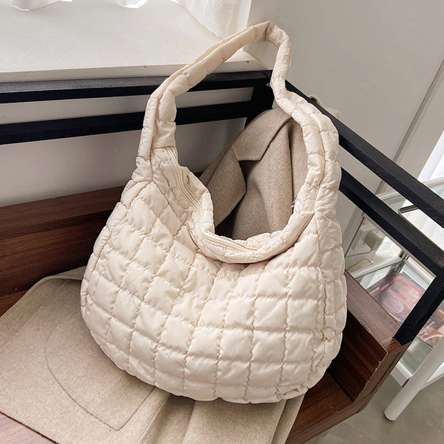 2023 Lattice Pattern Shoulder Bag