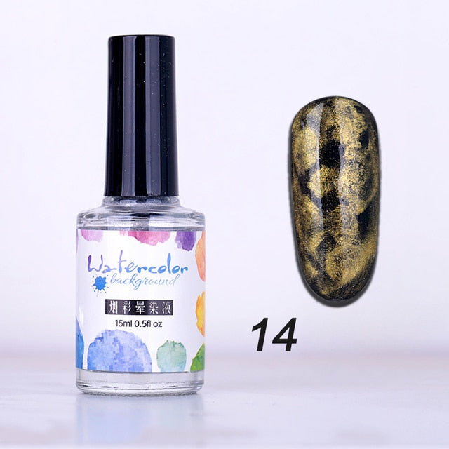 Watercolor Nail Ink