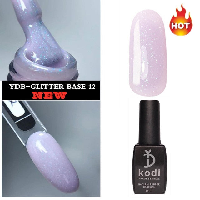 2 in 1 Glitter Nail Polish Base