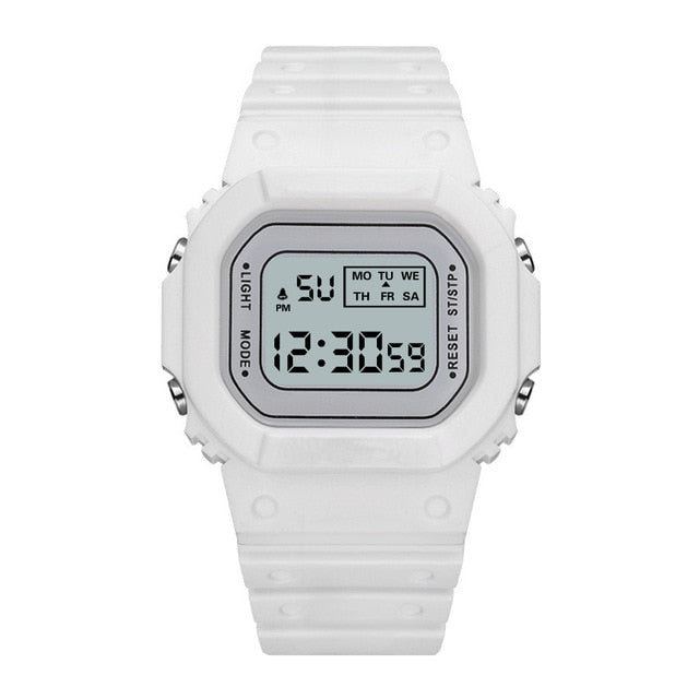 Square LED Digital Watch