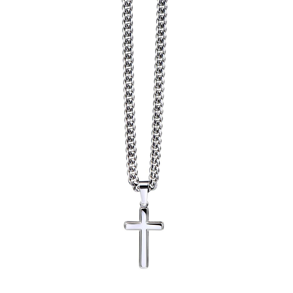 To my Husband.. Artisan Cross Necklace..