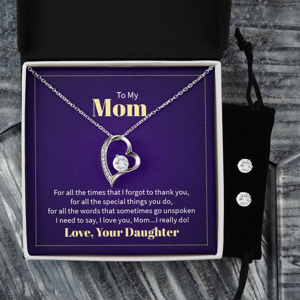 To My Mom.. Forever Love Necklace