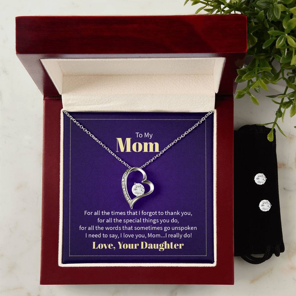 To My Mom.. Forever Love Necklace