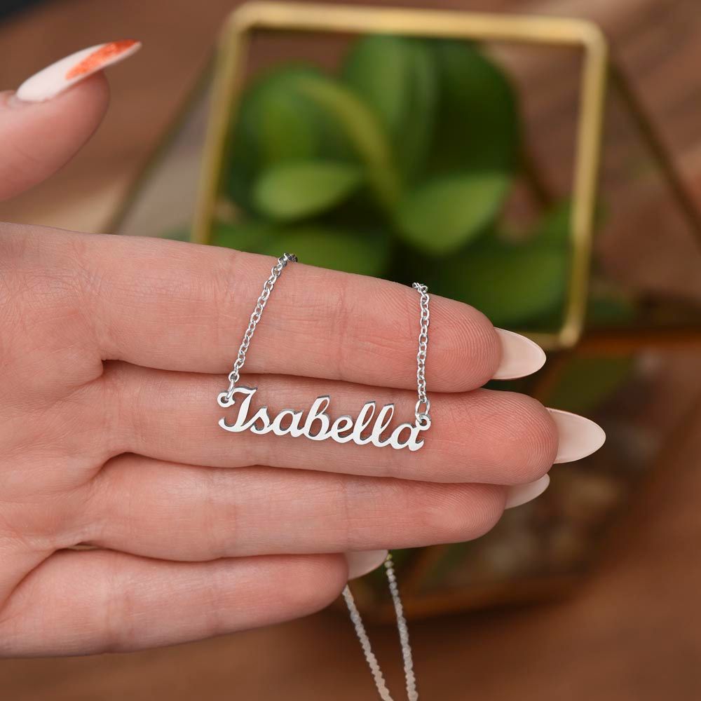 Custom Name Plate and Necklace