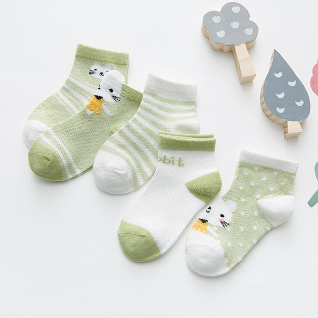 Cotton Mesh Cute Baby Socks