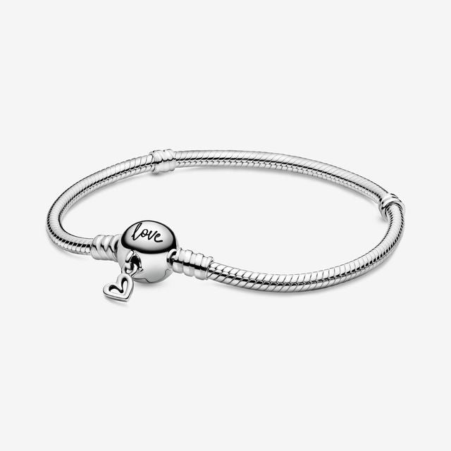 925 Sterling Silver Charm Bead Bracelet