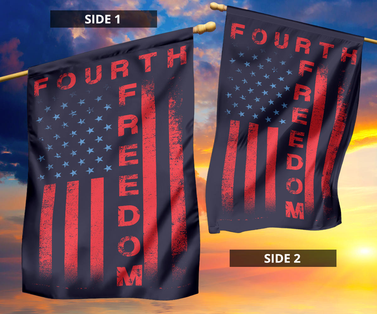 4th July Freedom - Flag