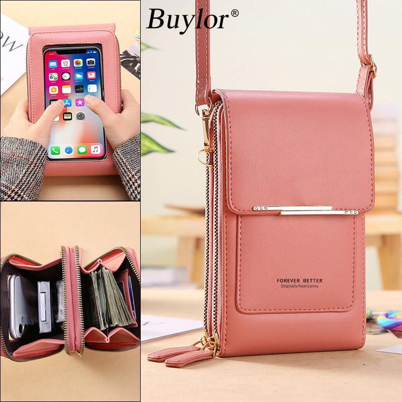 Buylor Soft Leather  Crossbody Shoulder Bag