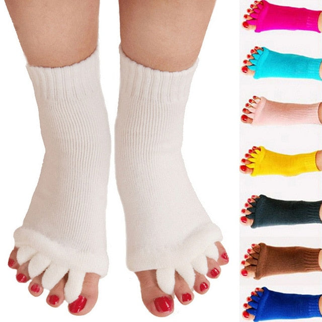 1Pair Massage Five Toe Socks