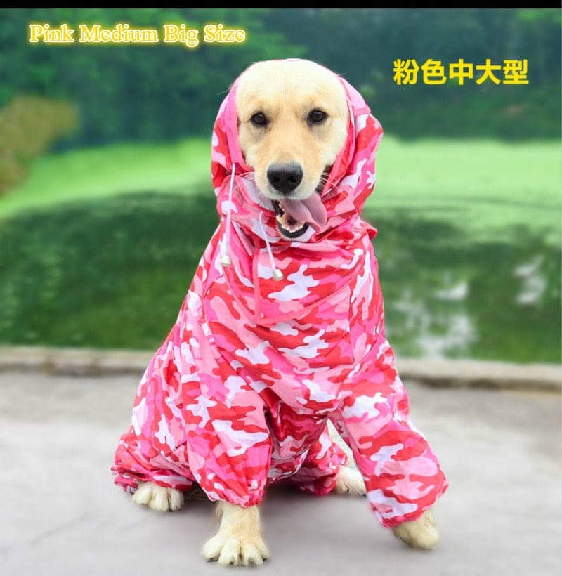 Dog Raincoat-Waterproof Jumpsuit