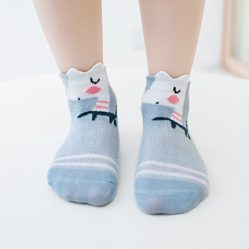 Cotton Mesh Cute Baby Socks