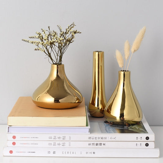 Luxury Plated Gold Vase