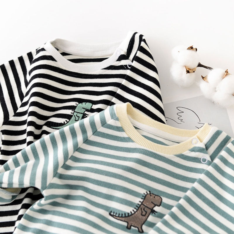 Newborn Baby Striped Rompers