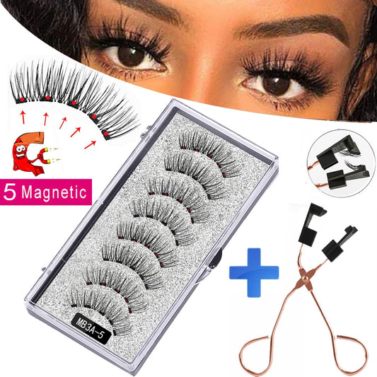 MBA 5 Magnetic Eyelashes Curler Set