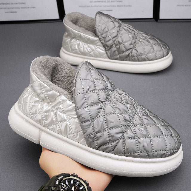 Waterproof Unisex Plush Slip-on Shoes