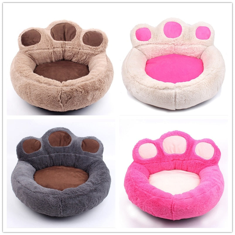 Paw Shape Washable Sleeping Dog Bed