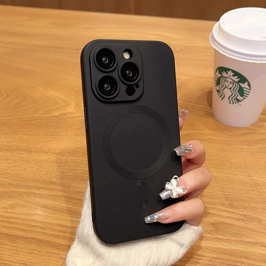 Luxury  Matte Case For Magnetic Wireless Charging