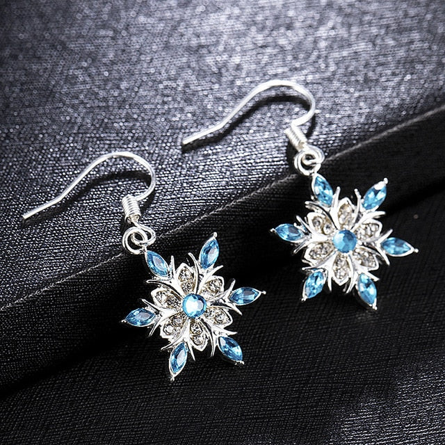 Christmas Snowflake Stud Earrings