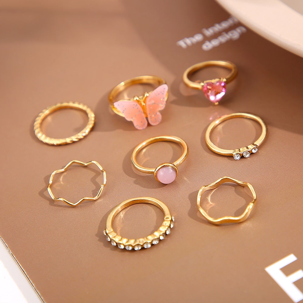 Boho Ring Set