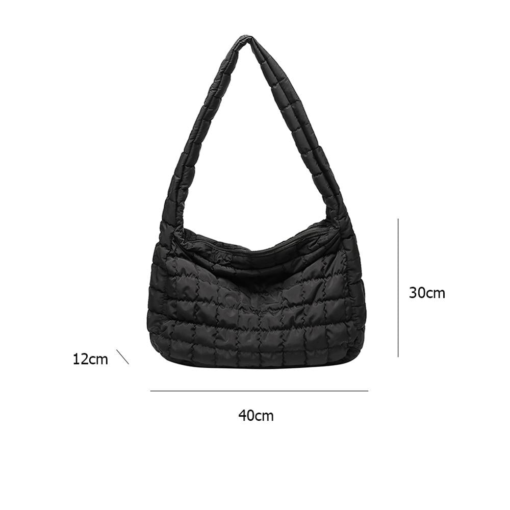 2023 Lattice Pattern Shoulder Bag