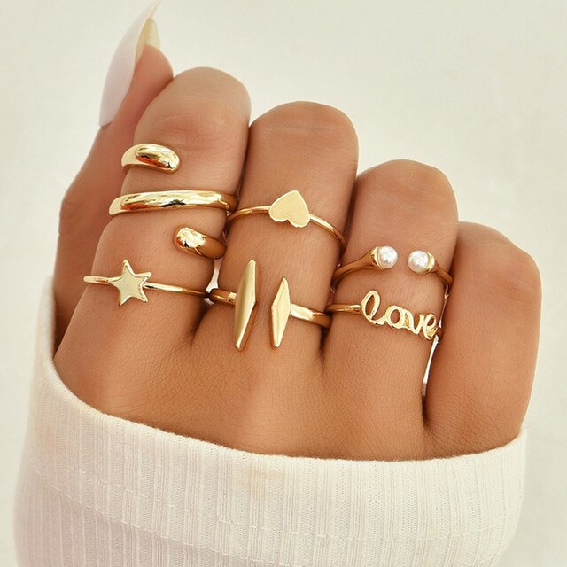 Boho Ring Set