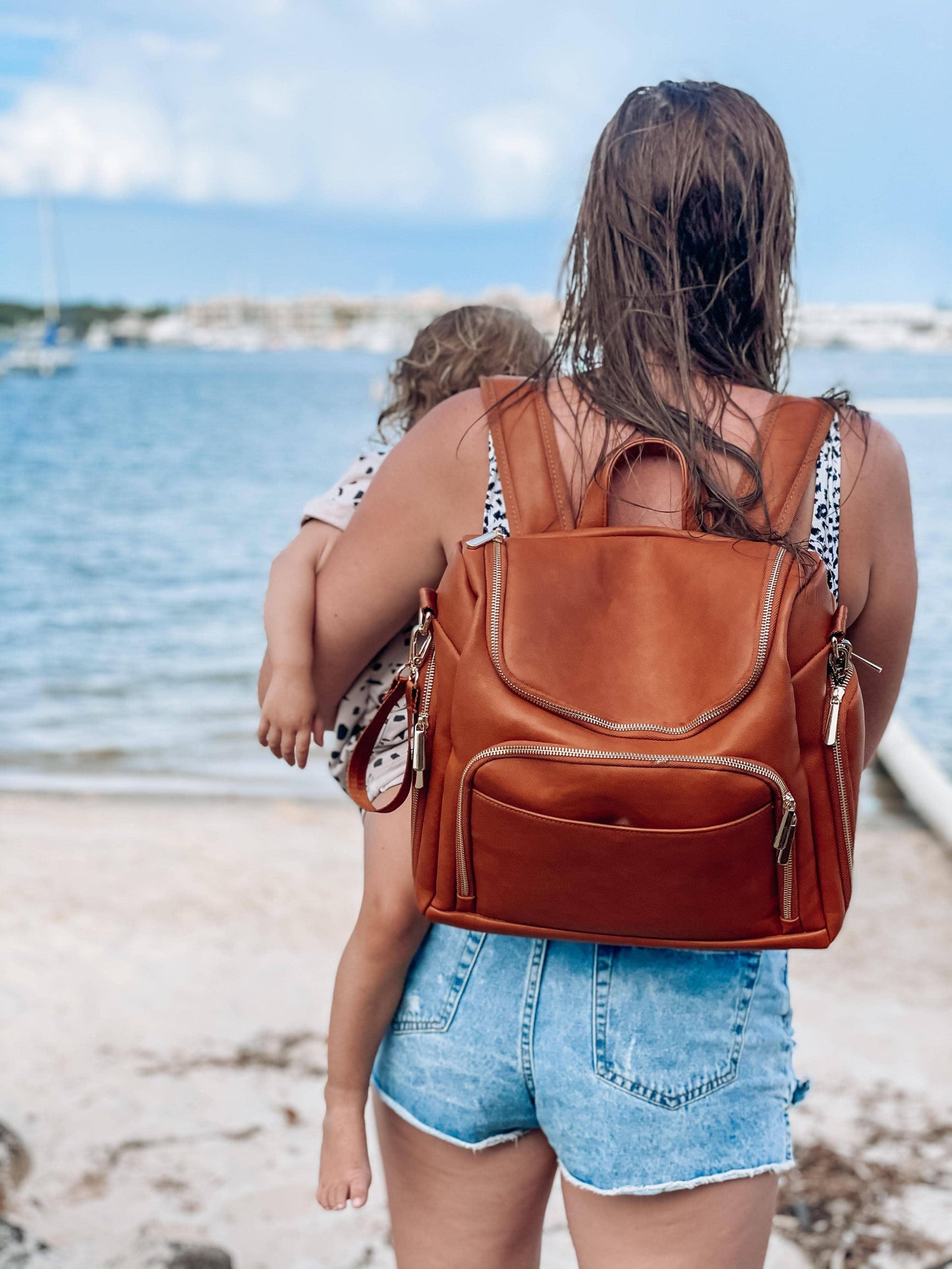 Chloe - Caramel Backpack