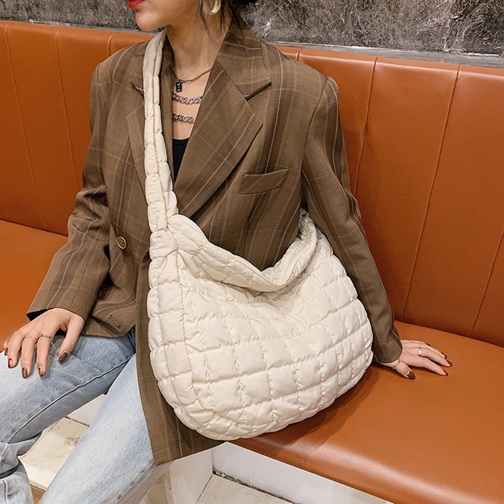 2023 Lattice Pattern Shoulder Bag