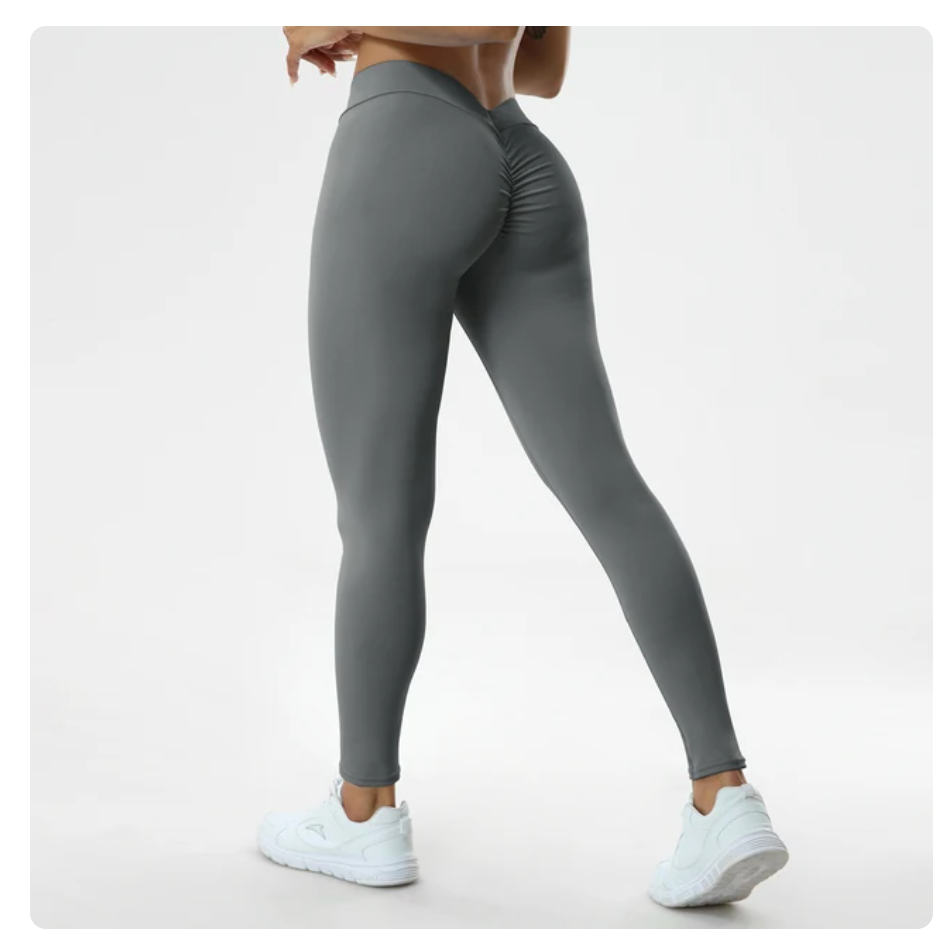 Sexy V Butt Push Up Fitness High Waist Pants