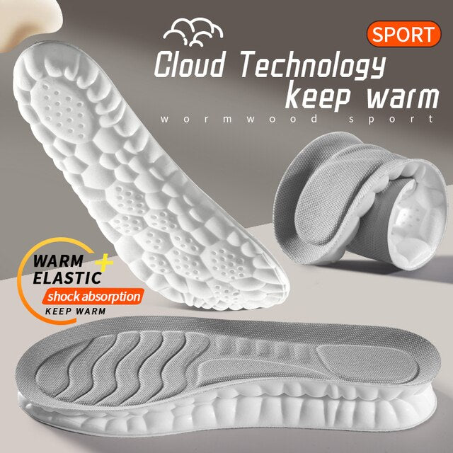 4D Latex Sport Support Running Insoles