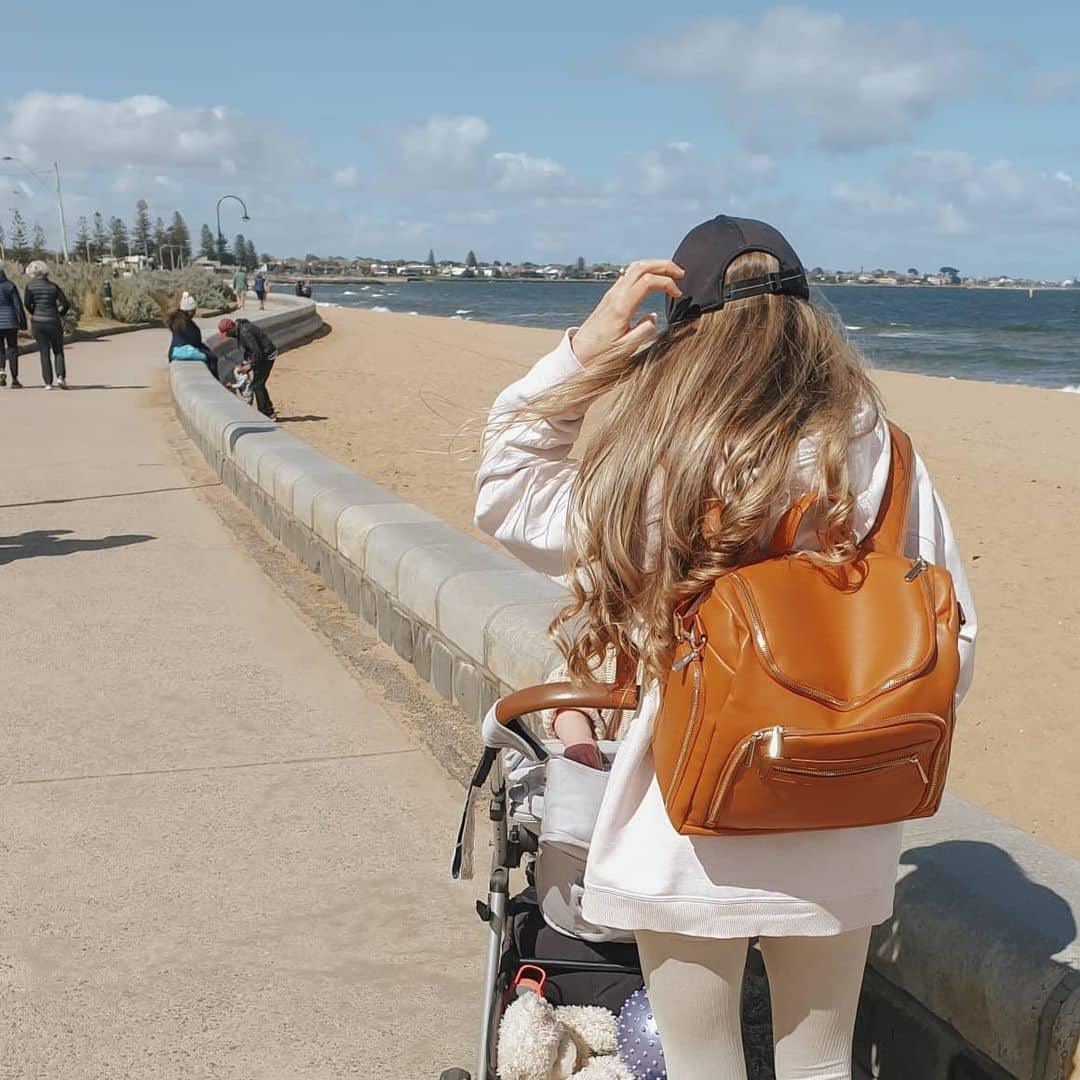 Chloe - Caramel Backpack