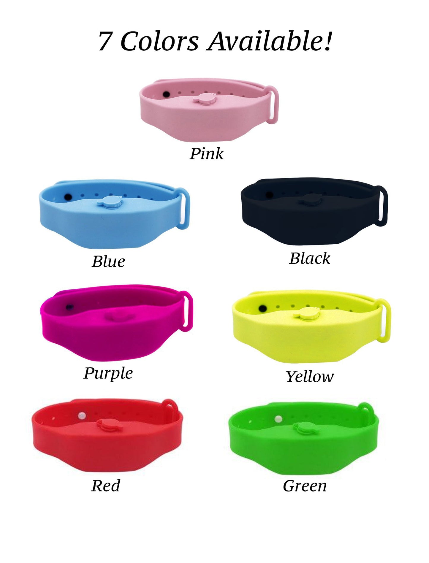 Silicone Hand Sanitizing Bracelet