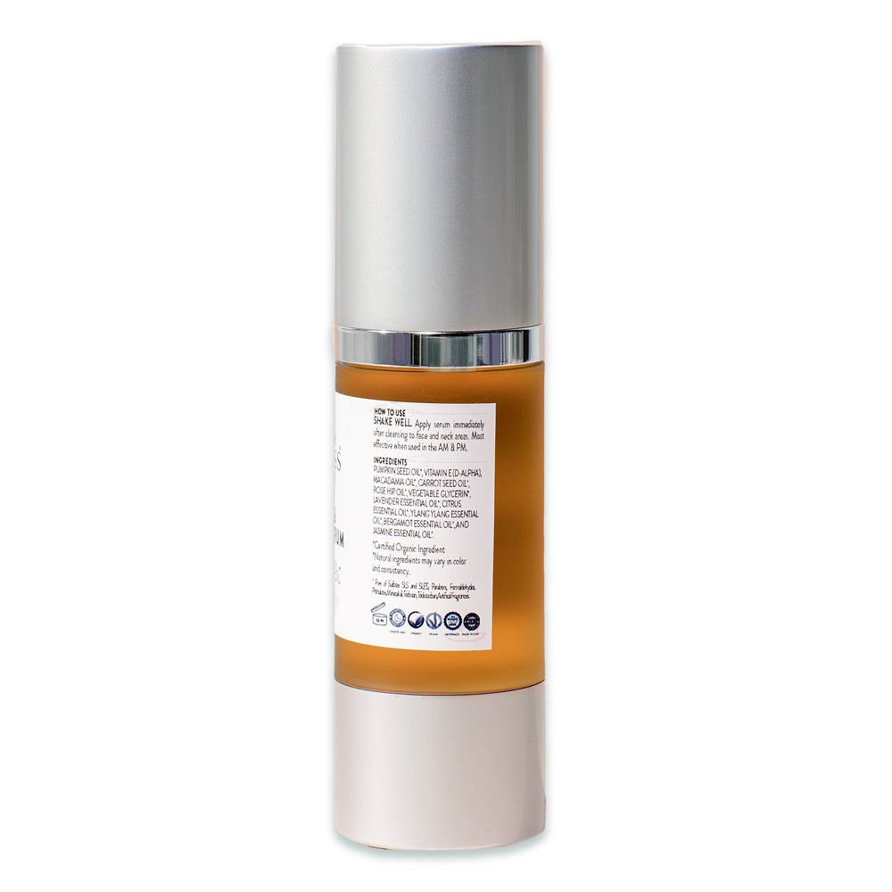 Organic Pumpkin + Vitamin E Serum - Instant Glow Treatment